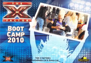 2010 Factory Entertainment The X Factor #24 Boot Camp 2010 Back
