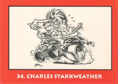 1990 Incredible True-Life Murderers! 1st Series #34 Charles Starkweather Front