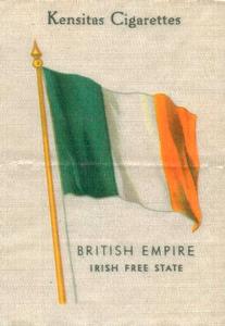 1933 Kensitas British Empire Flags Silks #NNO Irish Free State Front