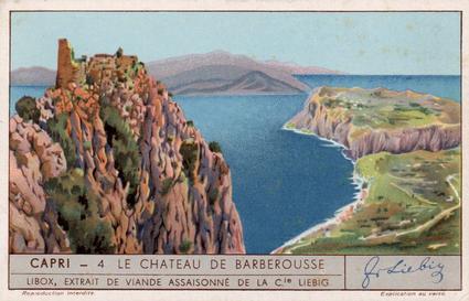 1934 Liebig Capri (French Text)(F1283, S1287) #4 Le Chateau de Barberousse Front