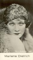 1931 Salem / Bulgaria Film Fotos Series 1 #19 Marlene Dietrich Front