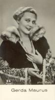 1931 Salem / Bulgaria Film Fotos Series 1 #66 Gerda Maurus Front