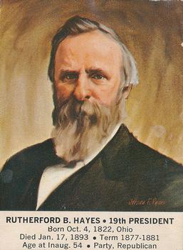 1964 General Mills President Portraits #NNO Rutherford B. Hayes Front