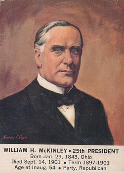 1964 General Mills President Portraits #NNO William McKinley Front