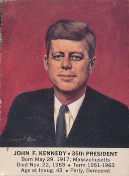 1964 General Mills President Portraits #NNO John F. Kennedy Front