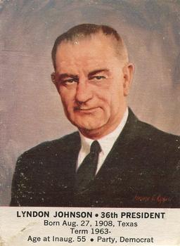 1964 General Mills President Portraits #NNO Lyndon Johnson Front