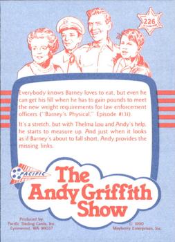 1991 Pacific The Andy Griffith Show Series 3 #226 Weight Just a Second Back