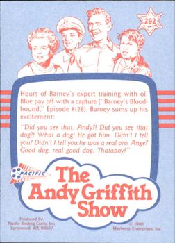 1991 Pacific The Andy Griffith Show Series 3 #292 Blue to the Rescue Back