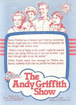 1991 Pacific The Andy Griffith Show Series 3 #300 Fine Pine Pose Back