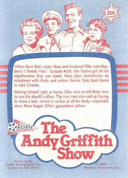 1991 Pacific The Andy Griffith Show Series 3 #310 Family Visit Back