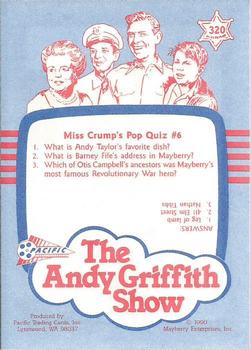 1991 Pacific The Andy Griffith Show Series 3 #320 Mayberry Friends Back