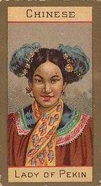 1890 Kinney Brothers Types of Nationalities (N240) #NNO Chinese: Lady of Pekin Front