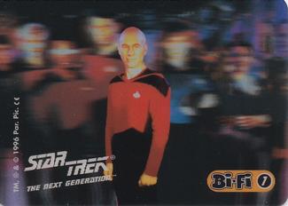 1996 Bi-Fi Star Trek: The Next Generation Lenticular (German) #1 The Next Generation Crew Front