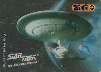 1996 Bi-Fi Star Trek: The Next Generation Lenticular (German) #4 U.S.S. Enterprise NCC-1701-D Front
