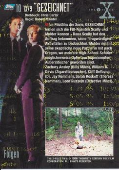 1996 Topps The X-Files Season One (German) #10 1X79 