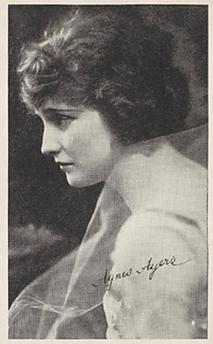 1917-21 Kromo Gravure Leading Moving Picture Stars #NNO Agnes Ayres Front