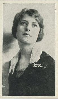 1917-21 Kromo Gravure Leading Moving Picture Stars #NNO Alice Calhoun Front