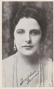 1917-21 Kromo Gravure Leading Moving Picture Stars #NNO Geraldine Farrar Front