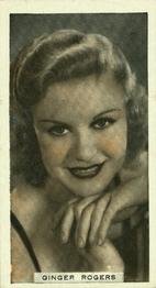 1936 R. & J. Hill Cinema Celebrities #1 Ginger Rogers Front