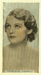 1936 R. & J. Hill Cinema Celebrities #5 Madeleine Carroll Front
