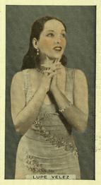 1936 R. & J. Hill Cinema Celebrities #7 Lupe Velez Front