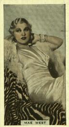 1936 R. & J. Hill Cinema Celebrities #35 Mae West Front