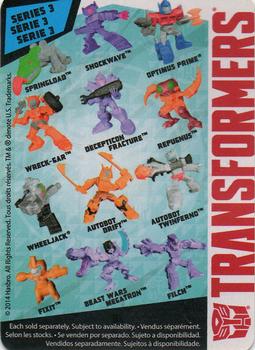 2015 Hasbro Transformers Tiny Titans Series 3 Cards #5 Filch Back