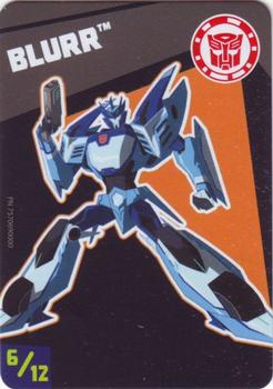2016 Hasbro Transformers Tiny Titans Series 6 Cards #6 Blurr Front