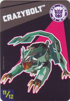 2016 Hasbro Transformers Tiny Titans Series 6 Cards #11 Crazybolt Front