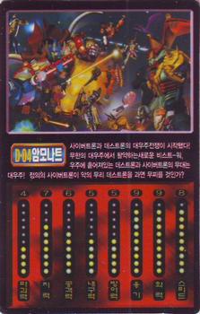 1999 Sonokong Beast War Neo #D-04 Ammonat Back
