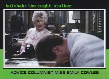 2016 RetroCards Kolchak: The Night Stalker #6 Advice Columnist Miss Emily Cowles Front