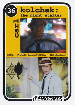 2016 RetroCards Kolchak: The Night Stalker #36 A Rare Moment of Carl Busy in the Office Back