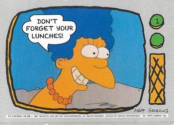 1991 Regina The Simpsons #1 Marge Simpson Front
