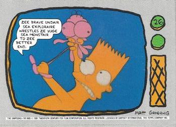 1991 Regina The Simpsons #26 Bart Simpson Front