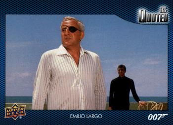2021 Upper Deck James Bond Villains & Henchmen - As Quoted #AQ-18 Emilio Largo Front