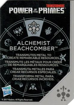 2018 Hasbro Transformers Power of the Primes - Alchemist #NNO Beachcomber Back