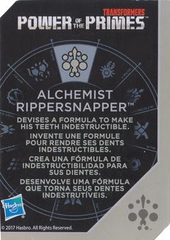 2018 Hasbro Transformers Power of the Primes - Alchemist #NNO Rippersnapper Back