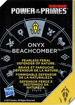 2018 Hasbro Transformers Power of the Primes - Onyx #NNO Beachcomber Back