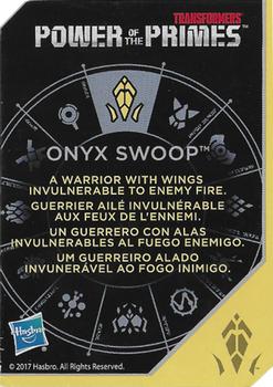 2018 Hasbro Transformers Power of the Primes - Onyx #NNO Swoop Back