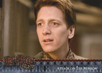 2009 Artbox Harry Potter and the Half-Blood Prince #71 Attack on The Burrow Front