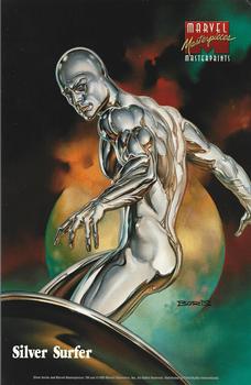 1996 Fleer/SkyBox Marvel Masterpieces - Masterprints #NNO Silver Surfer Front