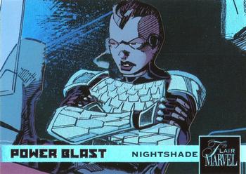 2019 Flair Marvel - Power Blast e-Pack Exclusives #PBE-2 Nightshade Front