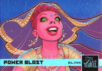 2019 Flair Marvel - Power Blast e-Pack Exclusives #PBE-5 Blink Front