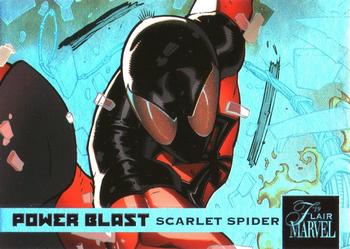 2019 Flair Marvel - Power Blast e-Pack Exclusives #PBE-6 Scarlet Spider Front