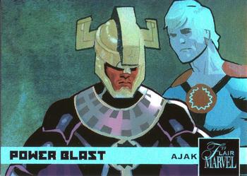 2019 Flair Marvel - Power Blast e-Pack Exclusives #PBE-10 Ajak Front