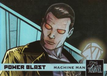 2019 Flair Marvel - Power Blast e-Pack Exclusives #PBE-18 Machine Man Front