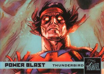 2019 Flair Marvel - Power Blast e-Pack Exclusives #PBE-22 Thunderbird Front