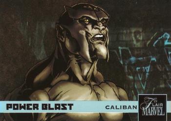 2019 Flair Marvel - Power Blast e-Pack Exclusives #PBE-31 Caliban Front