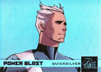 2019 Flair Marvel - Power Blast e-Pack Exclusives #PBE-33 Quicksilver Front
