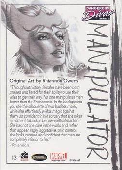 2014 Rittenhouse Marvel: Dangerous Divas 2 - Marvel Originals Artifex #13 Enchantress: Manipulator Back